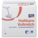 aro H - Milch 3,5 % Fett - 5,00 l Karton