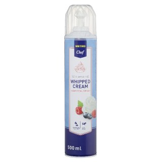METRO Chef Sprühschlagsahne 35 % Fett - 0,50 l Dose