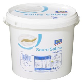 aro Saure Sahne 10 % Fett - 1 Eimer