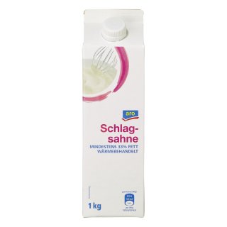 aro Schlagsahne 33 % Fett - 1,00 l Packung