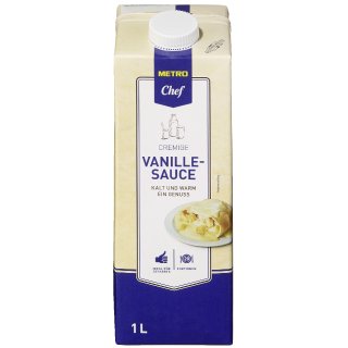 METRO Chef Dessert Vanillesosse - 1,00 l Packung