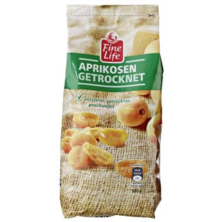 Fine Life Aprikosen geschwefelt Türkei - 500 g Beutel