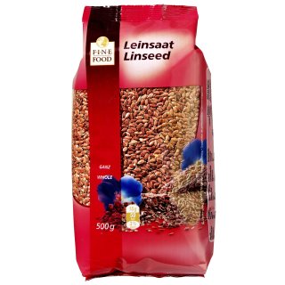 Fine Life Leinsaat Belgien - 500 g Beutel
