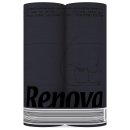 Renova schwarz Toilettenpapier 3-lagig (6 Rollen, je 140 Blatt) Renova black WC Papier