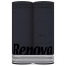 Renova schwarz Toilettenpapier 3-lagig (6 Rollen, je 140...