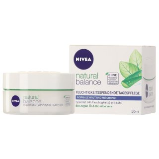 NIVEA FACE Natural Balance Feuchtigkeitsspendende Gesichtspflege (50ml)