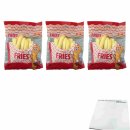 Gummi King King Fries Gummy Candies 3er Pack (3x100g Packung) + usy Block