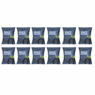 Olymp Snack Olives (12x 79g Packung Oliven mit Orangen & Kräutern)