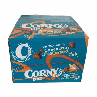 Corny Big Chocolate Salted Caramel Limited Edition (24x40g Riegel Packung)