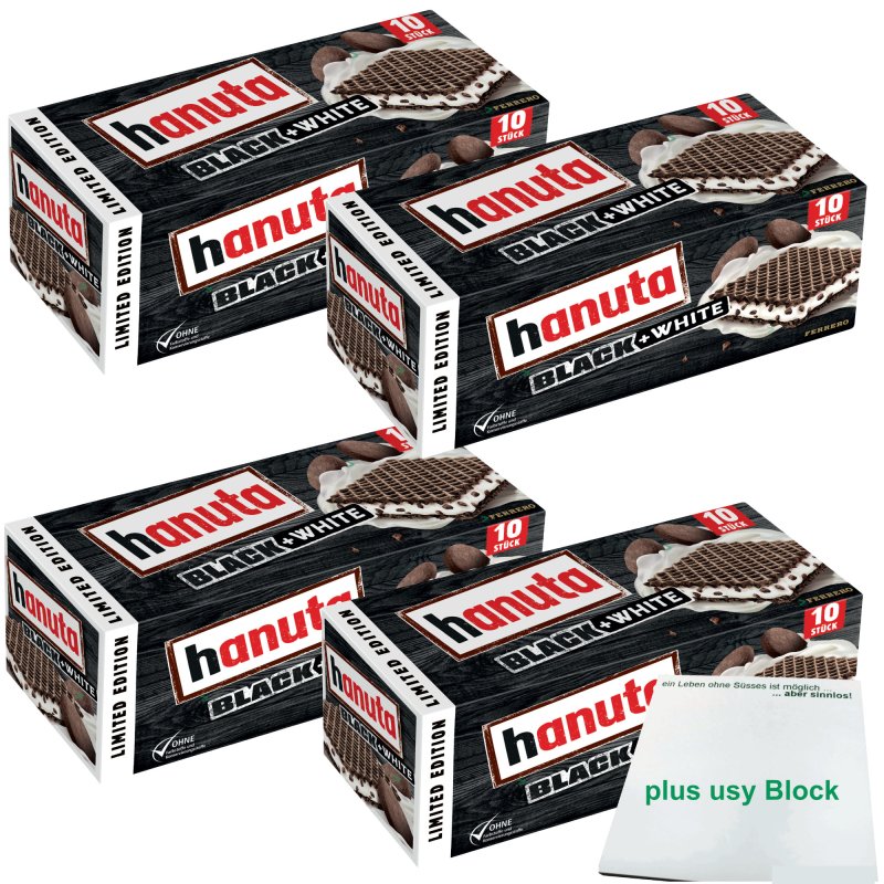 Limited Edition (220g White & Packung) Black hanuta