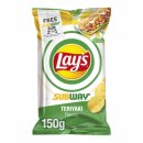 Lays Subway Teriyaki Flavour Kartoffelchips 6er Pack (6x150g Beutel) + usy Block