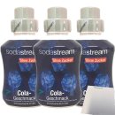 SodaStream Sirup Cola-Geschmack ohne Zucker 3er Pack (3x500ml Flasche) + usy Block