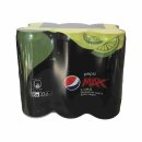 Pepsi Max Lime BE 6er Pack (36x330ml Dose EINWEG) + usy...