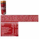 Coca Cola Peach zero sugar BE (6x250ml Dose EINWEG)