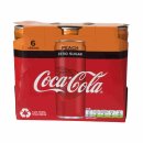 Coca Cola Peach zero sugar BE 3er Pack (18x250ml Dose...