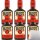 Bulls Eye Original Rauchige Barbecue-Sauce 6er Pack (6x300ml Flasche) + usy Block