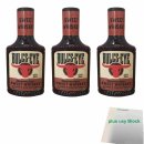 Bulls Eye Sweet Whiskey Marinade & Glaze BBQ-Sauce 3er Pack (3x 300ml Flasche) + usy Block