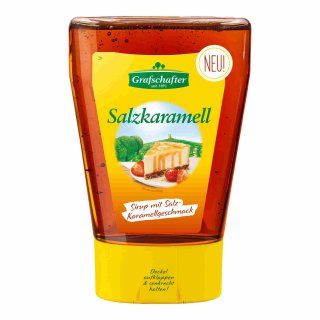 Grafschafter Salzkaramell Sirup (500g Spenderflasche)