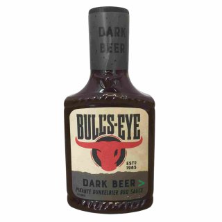 Bulls Eye Dark Beer Pikante Dunkelbier BBQ-Sauce (1x300ml Flasche)