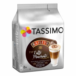 Tassimo Baileys Typ Latte Macchiato (264g Packung, 16 T-Discs für 8 Getränke)