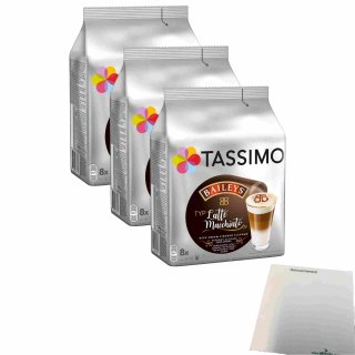 Tassimo Baileys Typ Latte Macchiato 3er Pack (3x264g Packung) + usy Block