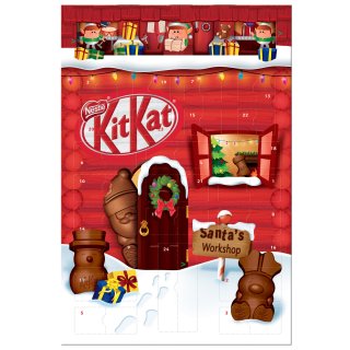 KitKat Adventskalender "Santas Workshop" (208g Packung)