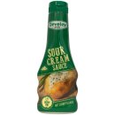 Develey Sour Cream Sauce mit Schnittlauch 6er Pack (6x250ml Flasche) + usy Block