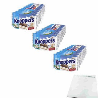 Knoppers Kokos Summer Edition 3er Pack (3x200g Packung) + usy Block