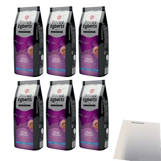 Douwe Egberts Cacao Fantasy Blue 6er Pack (6x 1kg Beutel) + usy Block