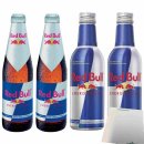 Red Bull Energy Drink Sammlerpack (2x250ml Glasflasche & 2x330ml Alu-Flasche)