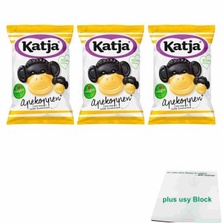 Katja Apekoppen 280g Beutel 3er Pack + usy Block