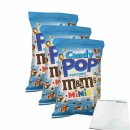 Candy Pop Popcorn m&ms 3er Pack (3x149g Packung) + usy Block