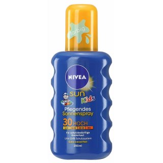 NIVEA sun Kids Pflegendes Sonnenspray LSF30 (200ml Flasche)