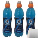 Gatorade Sports Drink Cool Blue CH 3er Pack (3x750ml Flasche DPG) + usy Block