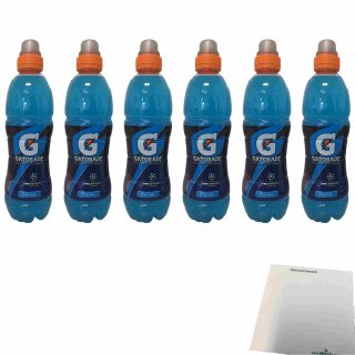 Gatorade Sports Drink Cool Blue CH 6er Pack (6x750ml Flasche DPG) + usy Block