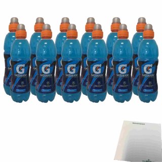 Gatorade Sports Drink Cool Blue CH 12er Pack (12x750ml Flasche DPG) + usy Block