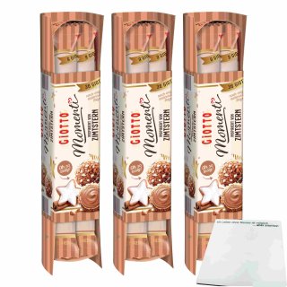 Ferrero GIOTTO Momenti Zimtstern 4 Stangen 3er Pack (3x154g Packung) + usy Block