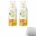 Frutta Max Light Bubble 12 Mango Getränkesirup ohne Zucker 2er Pack (2x500ml Flasche) + usy Block