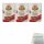 Caputo Farina Pizzeria 3er Pack (3x 1kg Packung Pizzamehl) + usy Block