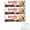 nutella biscuits 9er Pack (3x41,4g Packung) + usy Block