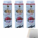 4Bro Ice Tea Red Crash 3er Pack (3x1000ml Pack Eistee) + usy Block