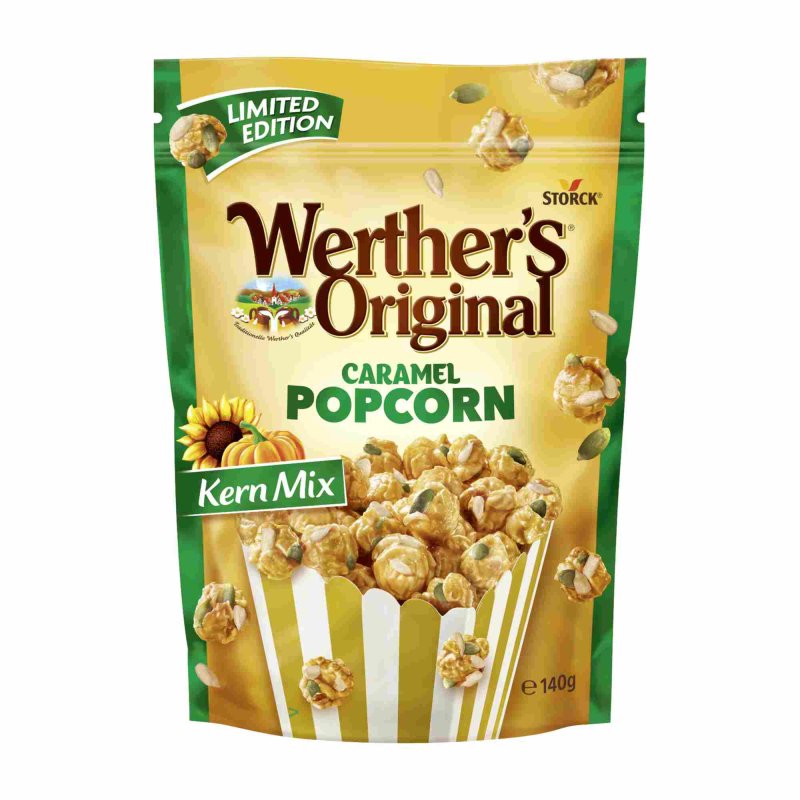 Werthers Original Cramel Popcorn Kern Mix Limited Edition (140g Beute