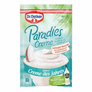 Dr. Oetker Paradies Creme Milchcreme mit Kokosflocken (75g Beutel)