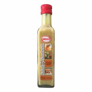 Hela Salad & Sandwich Honing - Mosterd (250ml Flasche)