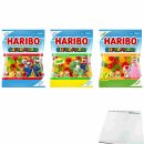 Haribo Super Mario Testpaket (je 1x175g Beutel Fruchtgummi, Sauer & Veggie) + usy Block