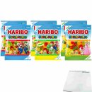 Haribo Super Mario Testpaket XL (je 2x175g Beutel Fruchtgummi, Sauer & Veggie) + usy Block
