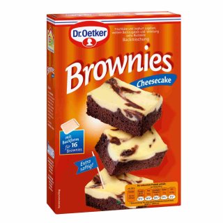 Dr. Oetker Cheesecake Brownies (440g Packung)