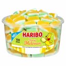 Haribo Honig Melonen (150 Stück, 1050g Runddose)