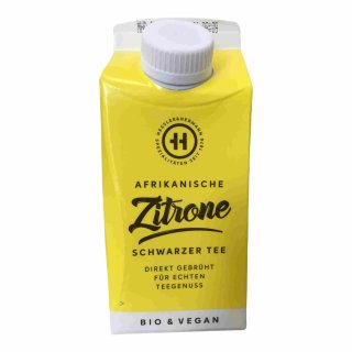 Hessler & Herrmann Afrikanische Zitrone Schwarzer Tee (330ml Pack)