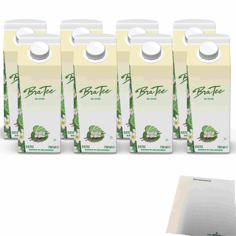 Capital Bra Eistee BraTee Bali Edition 2021 8er Pack (8x750ml) + usy